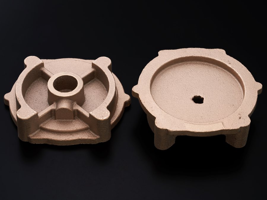 鋳造用金型で造られた鋳物部品